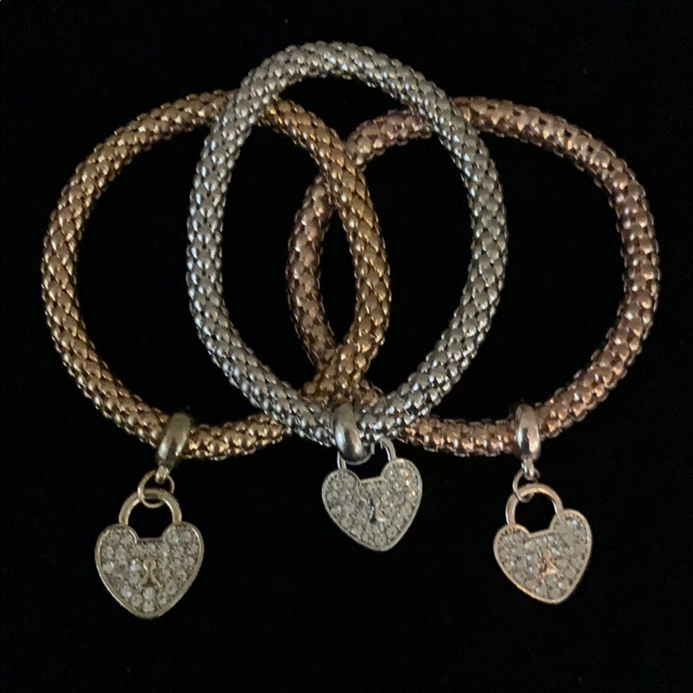 Tree Stretch Bracelets w Hearts